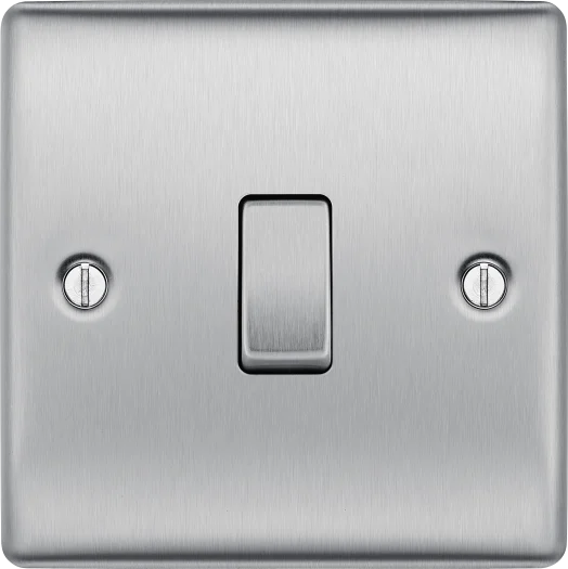 Brushed Steel Wiring Accessories