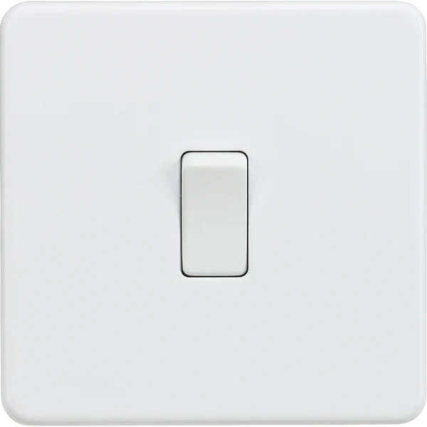 Matt White Wiring Accessories