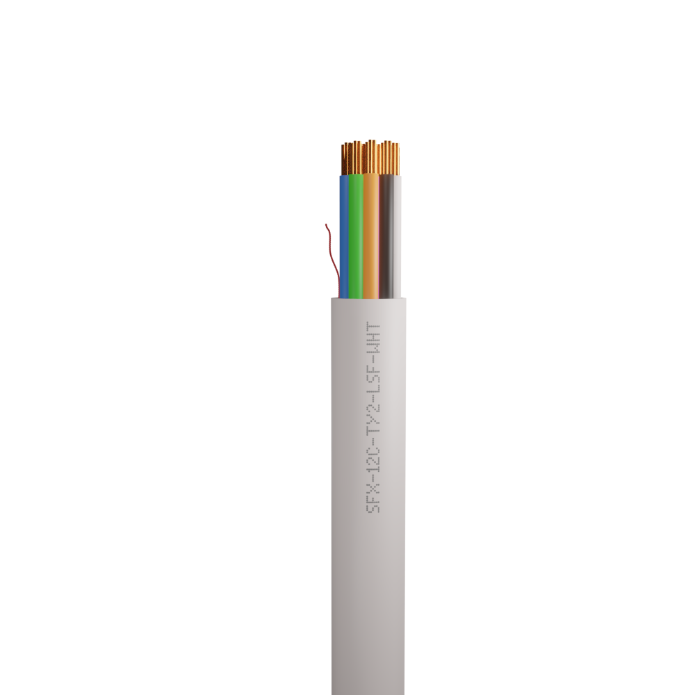12 Core Type 2 Alarm White LSF Cable