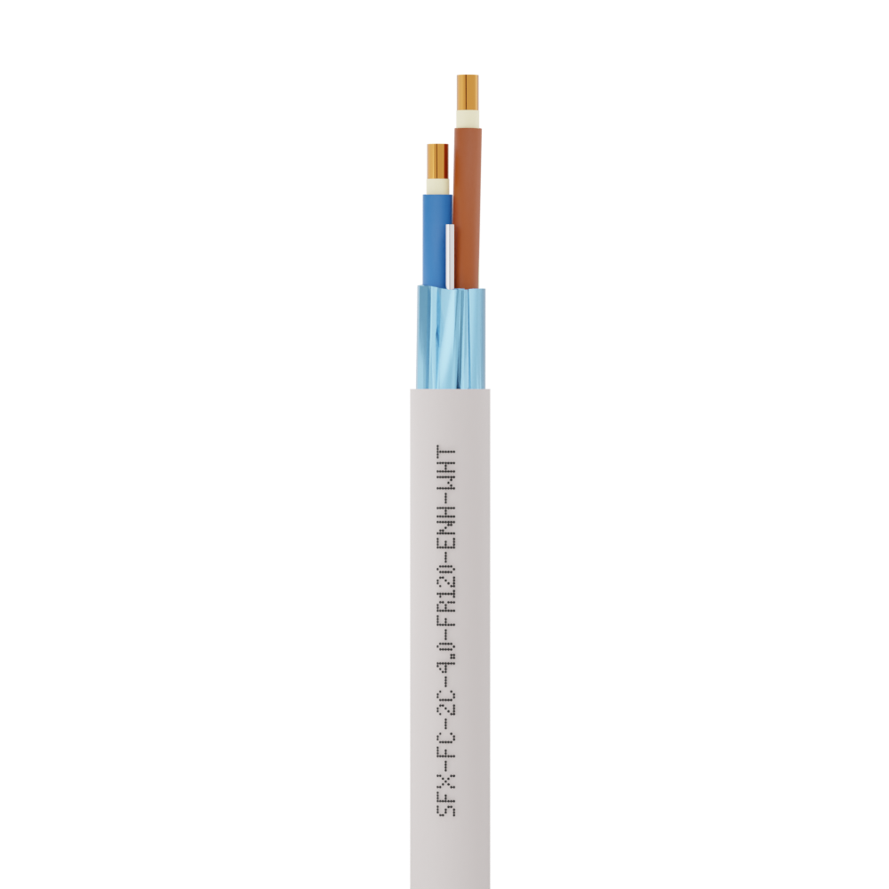 2 Core Flame Flex Enhanced Fire Performance Cable
