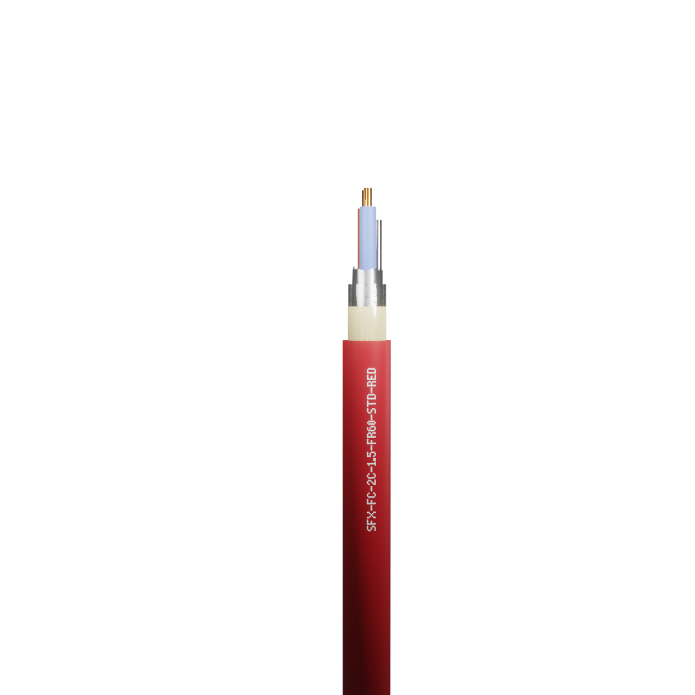 2 Core Flame Flex Standard Fire Performance Cable