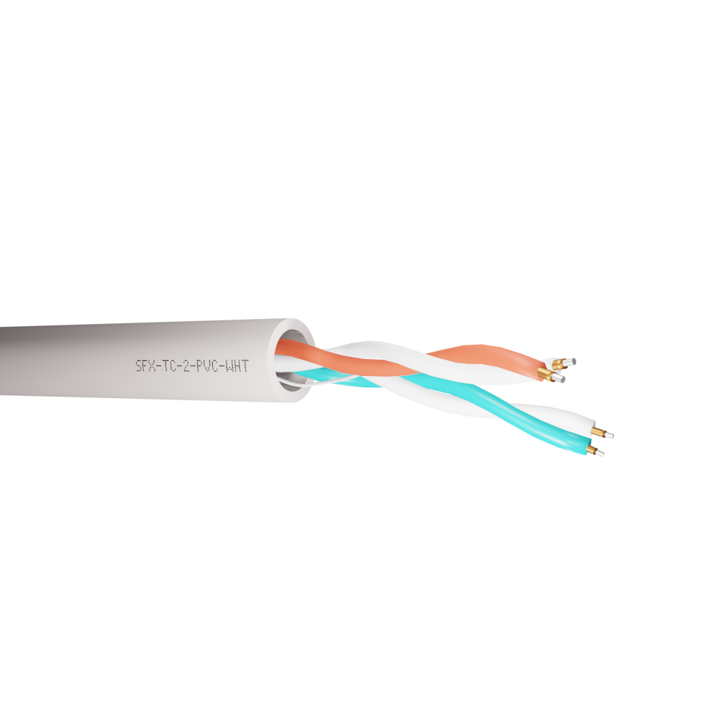 2 Pair CCS Telecom Cable PVC Cable
