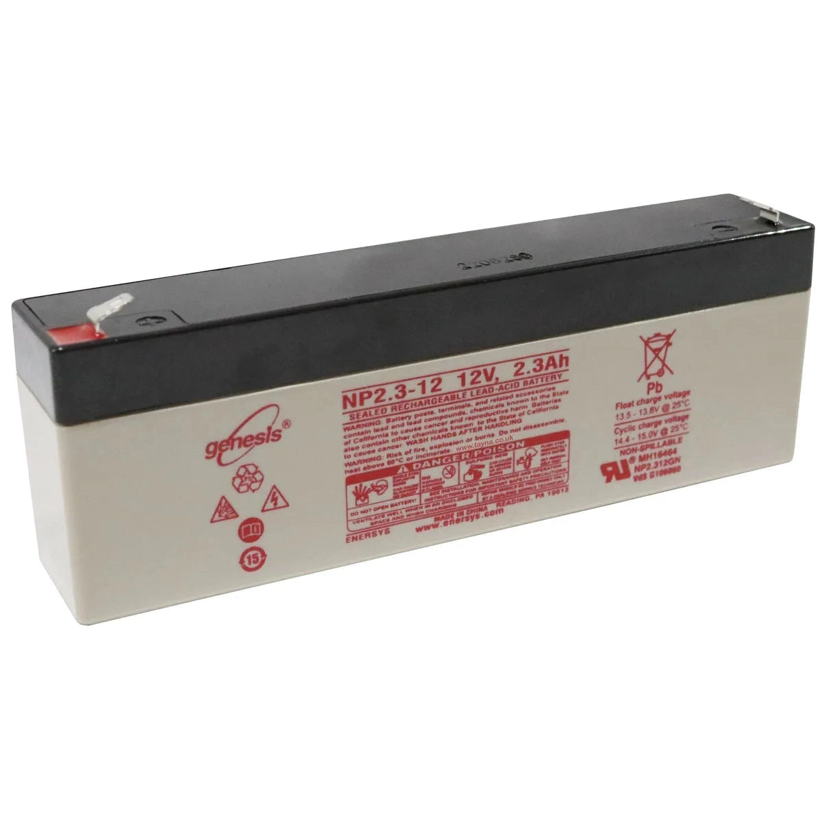 2.3Ah 12V Sealed Lead Acid Battery