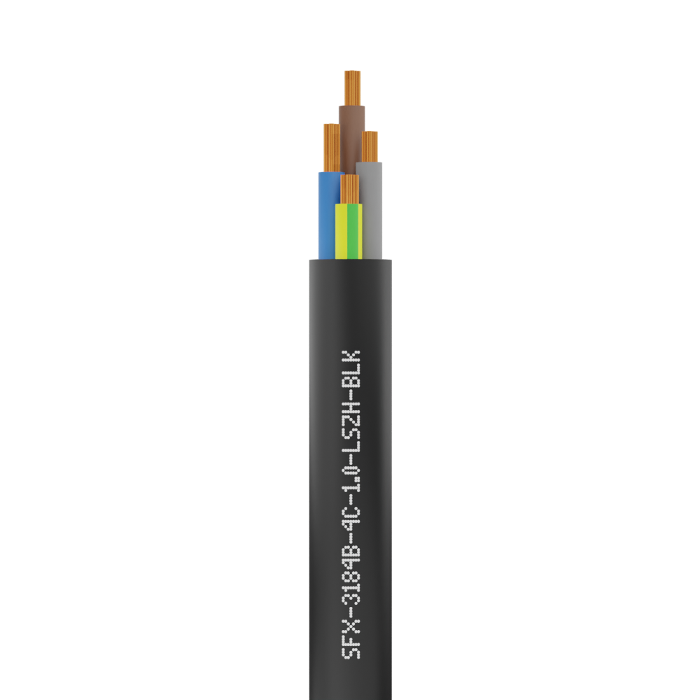 4 Core 3184B Round Flexible LSZH Cable