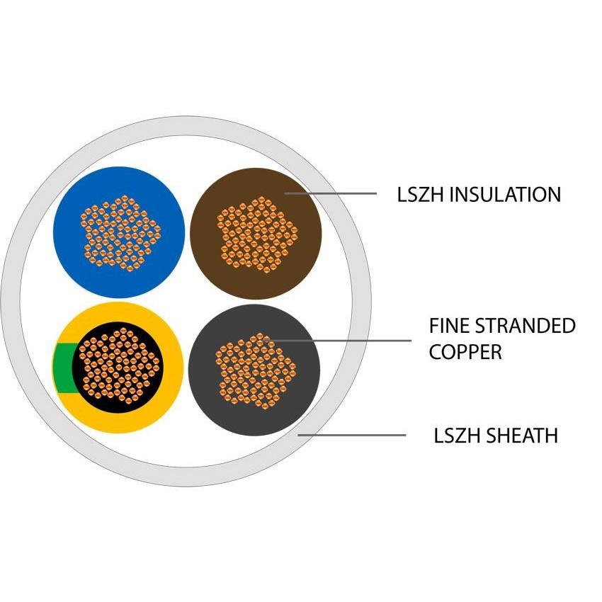 4 Core 3184B Round Flexible LSZH Cable