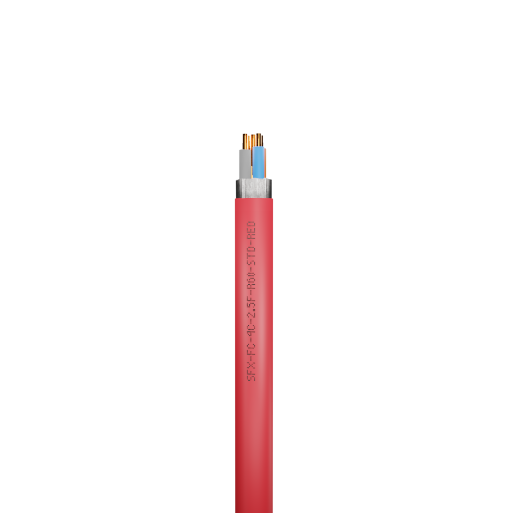 4 Core Flame Flex Standard Fire Performance Cable