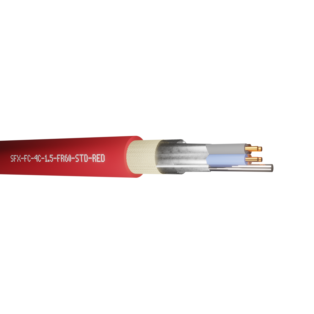 4 Core Flame Flex Standard Fire Performance Cable