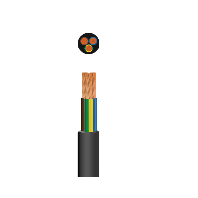 4mm² 3 Core HO7RNF Rubber Flexible Cable