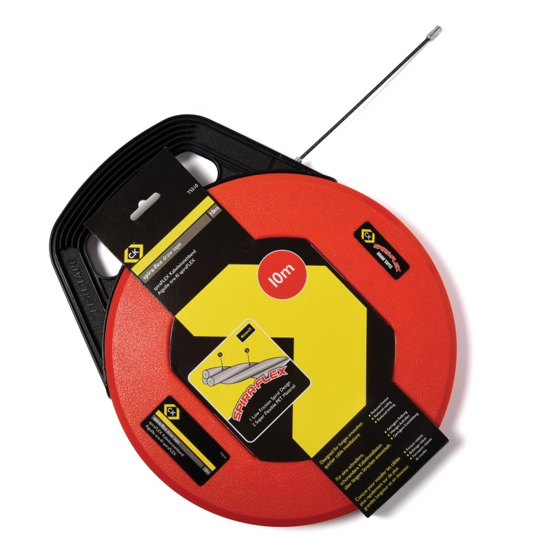 CK T5422AVI3 MightyRod Pro Cable Rod Super Set 12m with 20M SpiraFlex Draw Tape