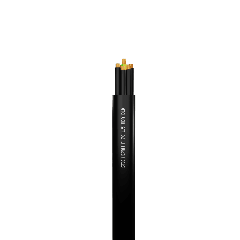 7 Core H07RN-F Flexible Rubber Cable