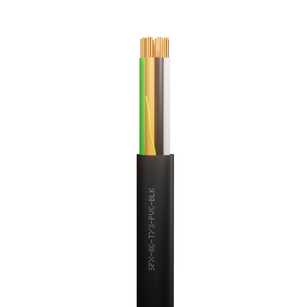 8 Core TCCA Type 3 Alarm PVC Cable