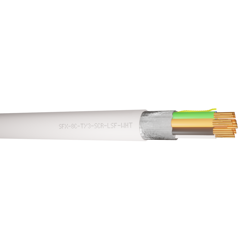 8 Core TCCA Type 3 Alarm Screened LSF Cable