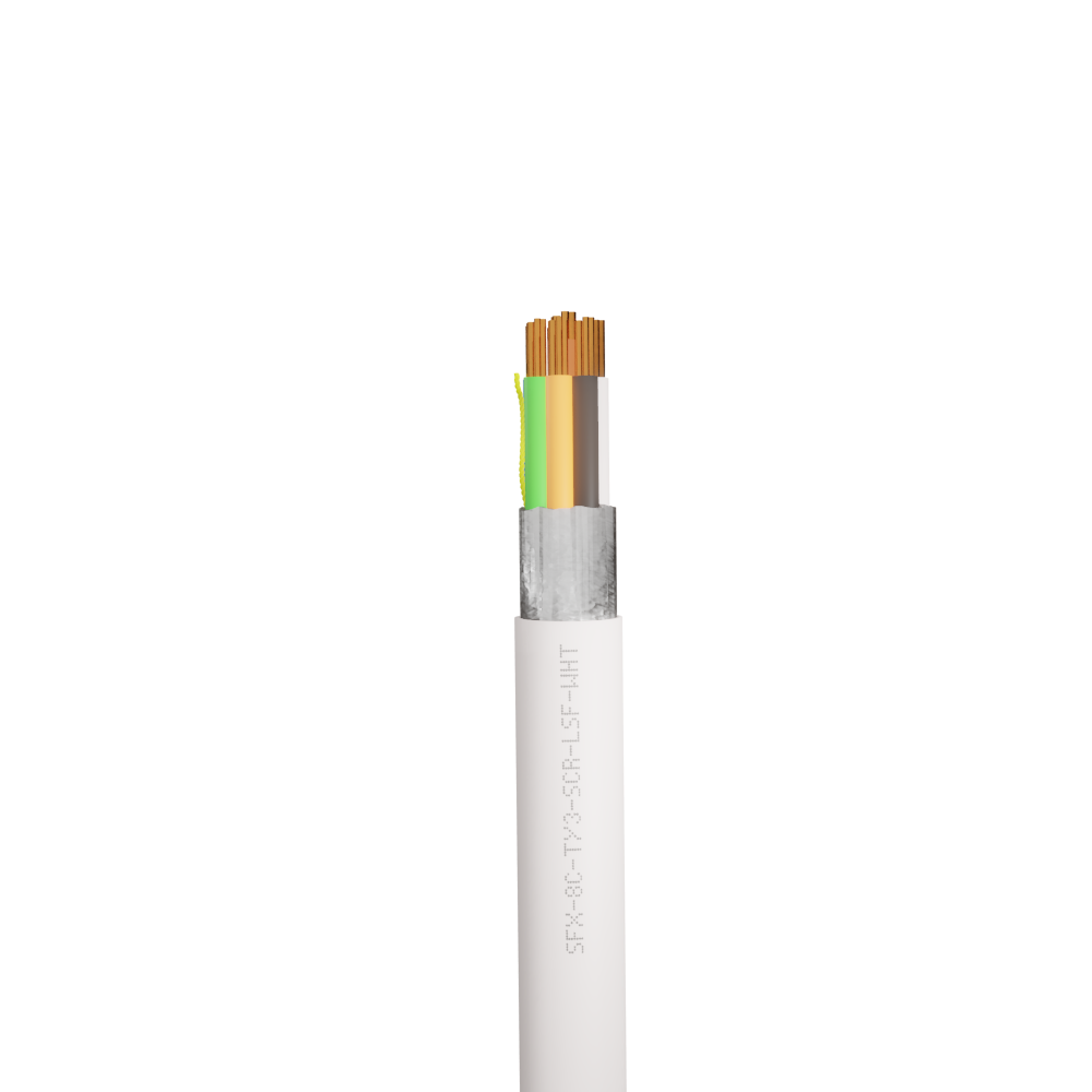 8 Core TCCA Type 3 Alarm Screened LSF Cable