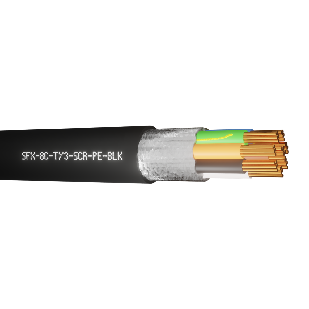 8 Core TCCA Type 3 Alarm Screened PE Cable