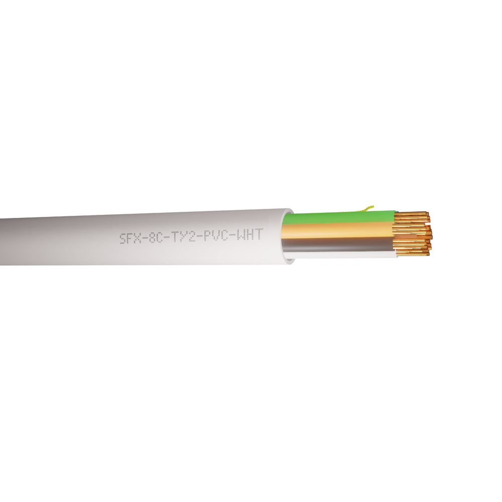 8 Core Type 2 Alarm PVC Cable