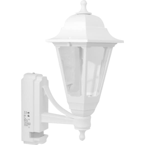 ASD CL/WK100P BC GLS Coach Lantern IP44 White with PIR