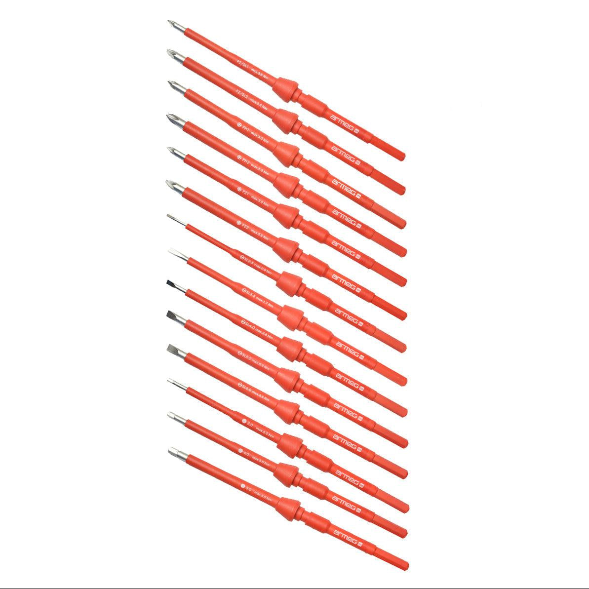 Armeg SDICBT08 8 VDE Torx Interchangeable Screwdriver Blade