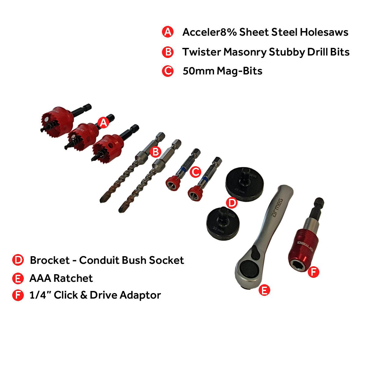 Armeg TB&SSHMSET Conduit Installation Set