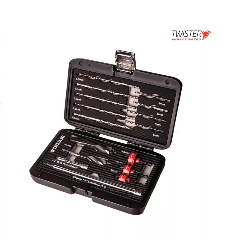 Armeg TW16PCSET 16 Piece Twister Drilling Set