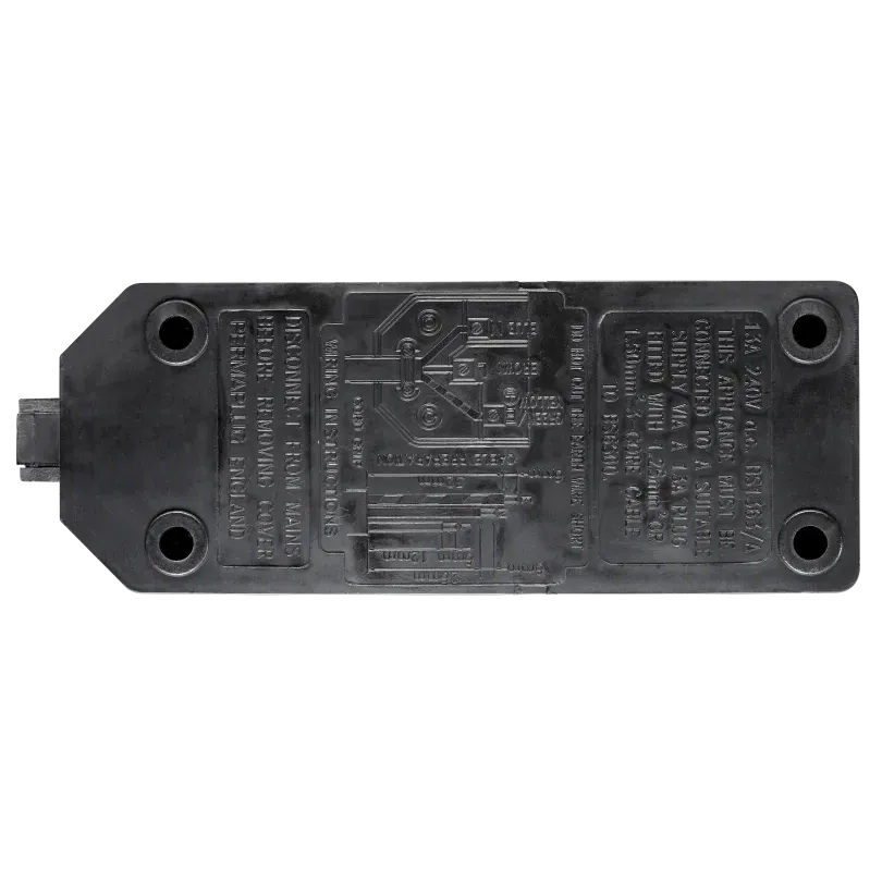 BG ELS132B-01 Black 2 Gang Extension Socket 13A