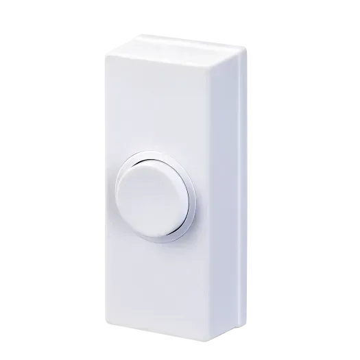BG MDCPB1 Bell Push for BG Wired Door Chime White