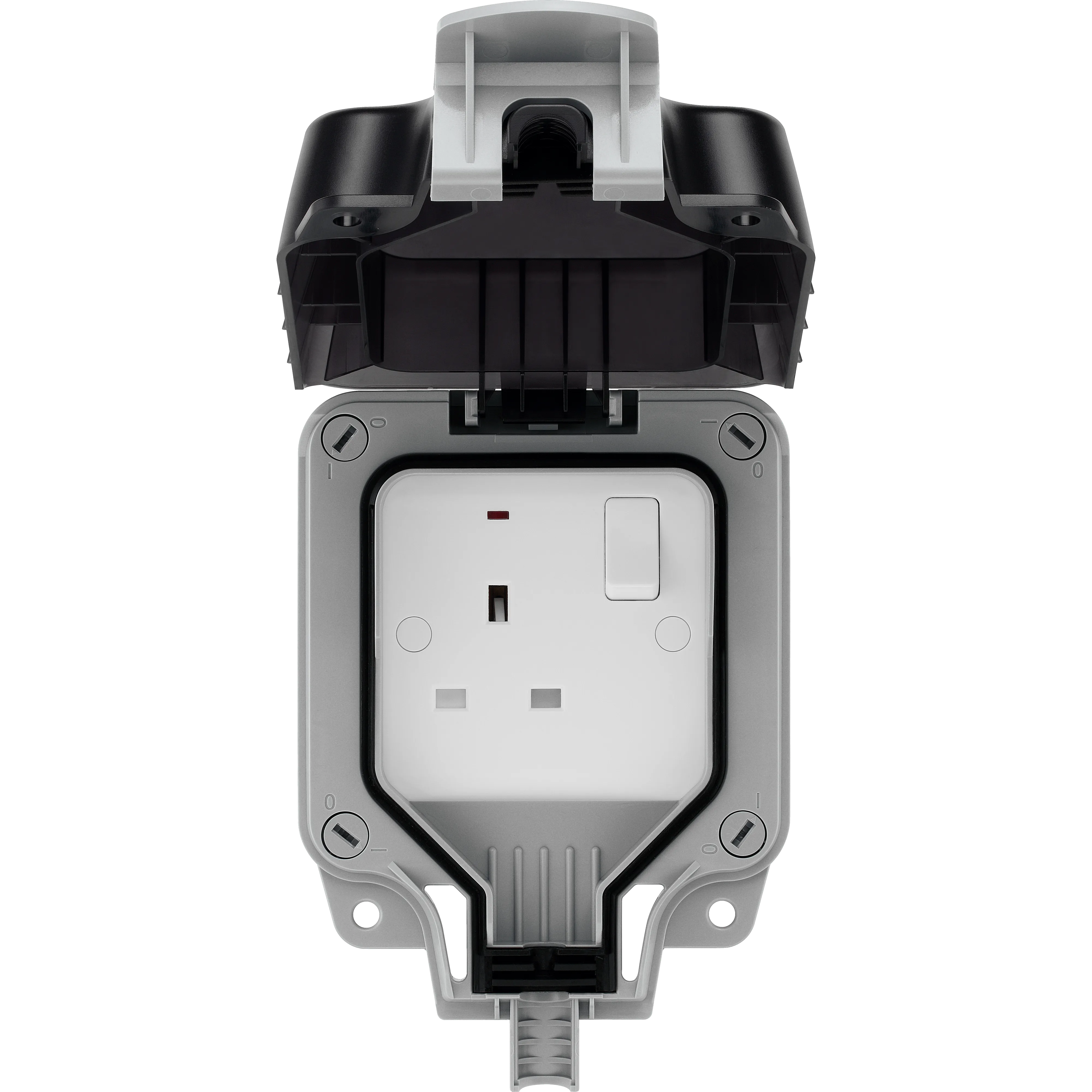 BG WP21-02 Weatherproof IP66 13A DP 1 Gang Switched Socket