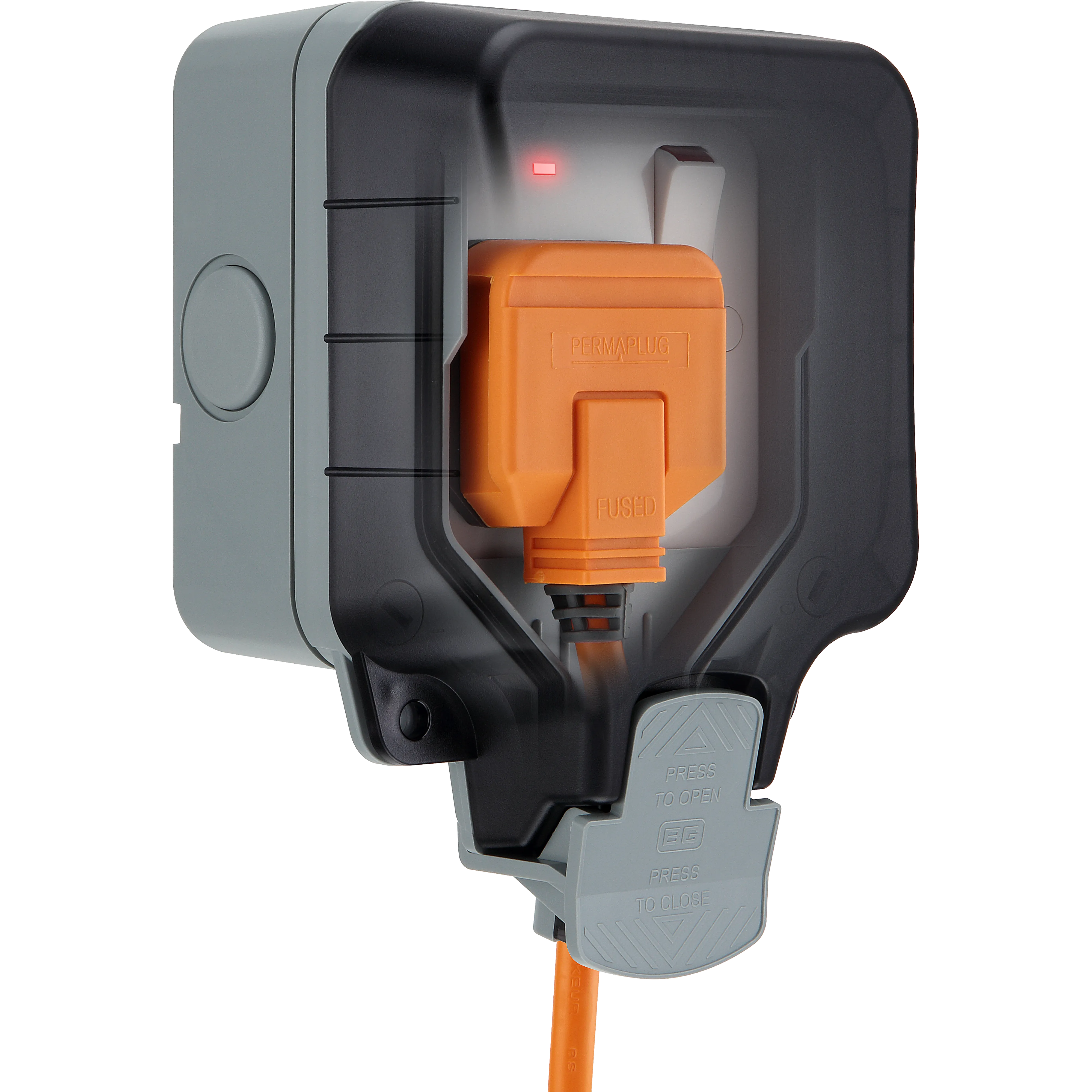 BG WP21-02 Weatherproof IP66 13A DP 1 Gang Switched Socket