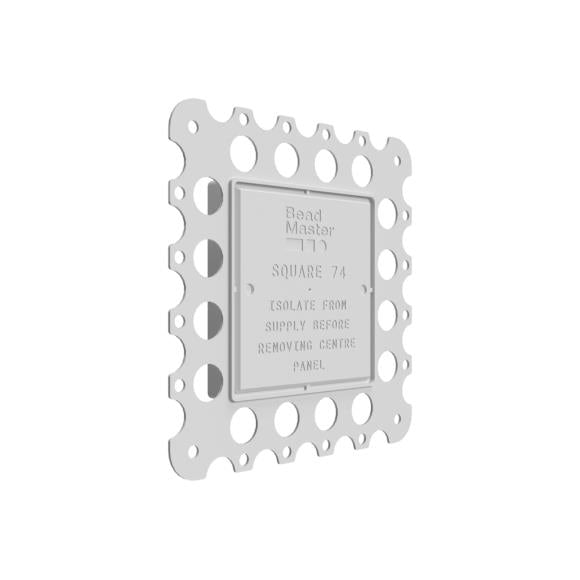 BeadMaster SQUARE74 Single Square Box Cover (Pack of 10)