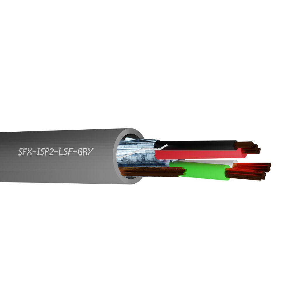 Belden Equivalent ISP2 2 Pair 22AWG Individual Foil Screen 600V LSF (8723) Cable