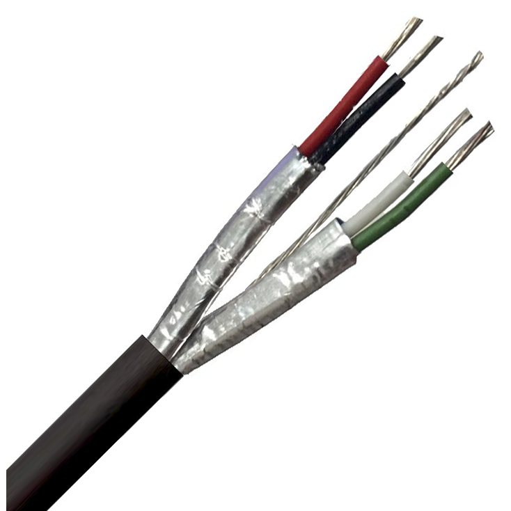 Belden Equivalent ISP2 2 Pair 22AWG Individual Foil Screen 600V PE (8723) Cable