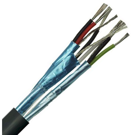Belden Equivalent ISP3 3 Pair 22AWG Individual Foil Screen 600V PE (8777) Cable