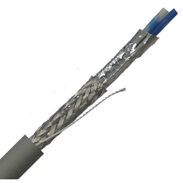 Belden Equivalent OFB1 1 Pair 24AWG Overall Foil and Braid Screen 600V LSZH (9841) Cable