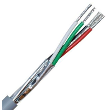 Belden Equivalent OSC4-18 4 Core 18AWG Overall Foil Screen 600V LSZH (9418) Cable