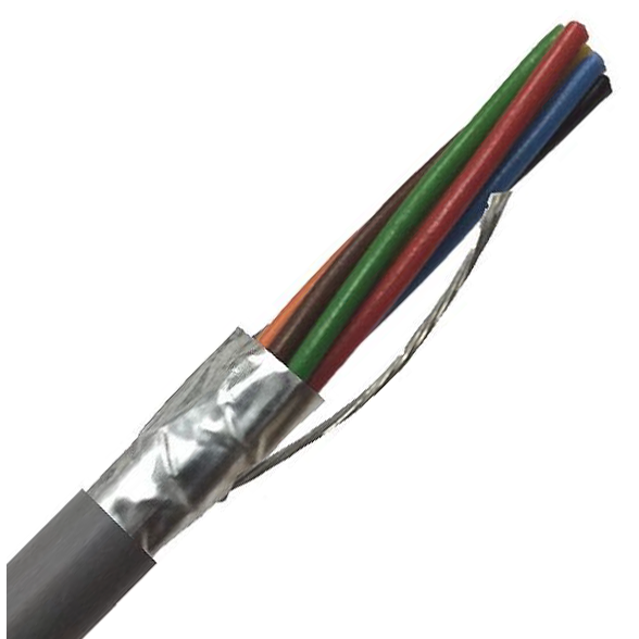 Belden Equivalent OSC8 8 Core 24AWG Overall Foil Screen 600V LSZH (9538) Cable