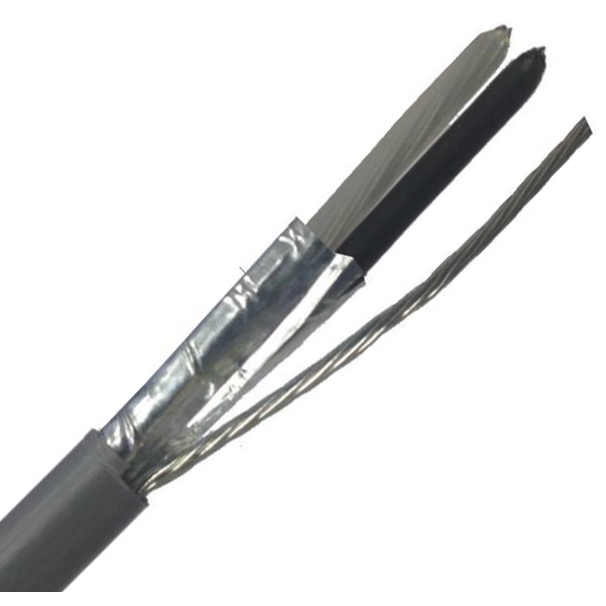 Belden Equivalent OSP1-60 1 Pair 18AWG Overall Foil Screen 600V LSZH (8760) Cable