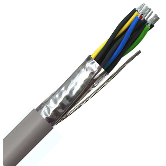 Belden Equivalent OSP10 10 Pair 24AWG Overall Foil Screen 600V LSZH (9510) Cable