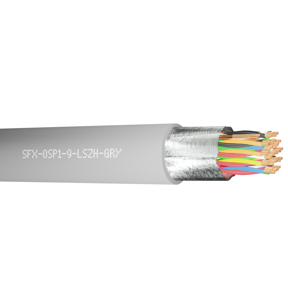 Belden Equivalent OSP19 19 Pair 24AWG Overall Foil Screen 600V LSZH (9519) Cable