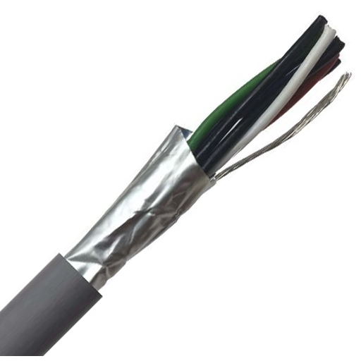 Belden Equivalent OSP4 4 Pair 24AWG Overall Foil Screen 600V Grey LSZH (9504) Cable