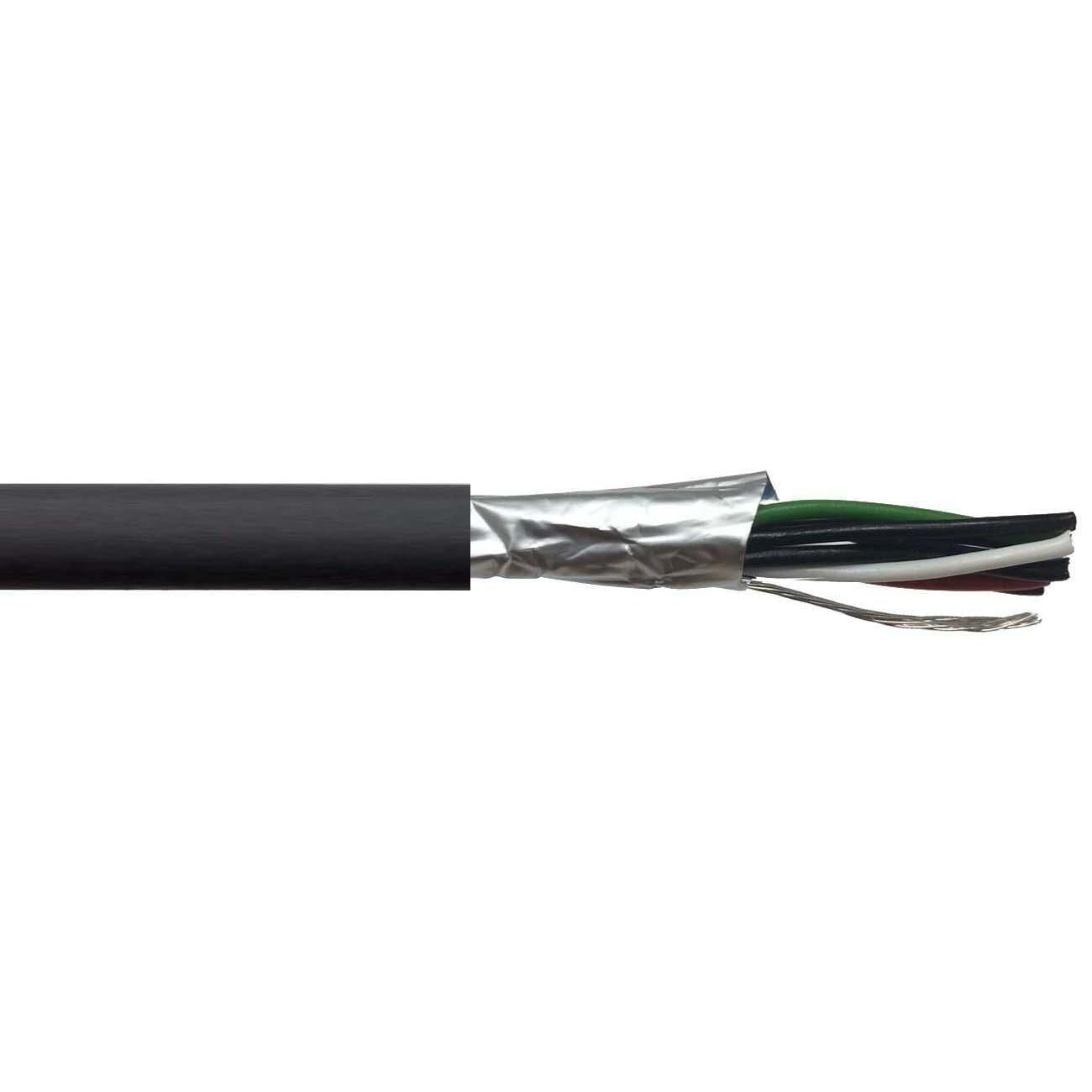 Belden Equivalent OSP4 4 Pair 24AWG Overall Foil Screen 600V SWA PE (9504) Cable