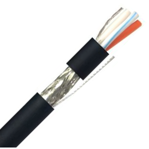 Belden Equivalent SFX/3106A 1 Pair + 1 Core 22AWG Overall Foil and Braided Screen 600V LSZH Cable