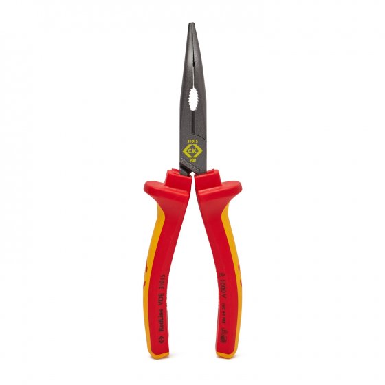 CK 431015 200mm VDE Bent Snipe Nose Pliers