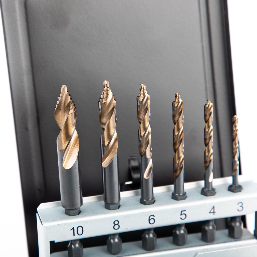 CK T3200 01 Vorteck HSS Metal Drill Bits - 6pc Set