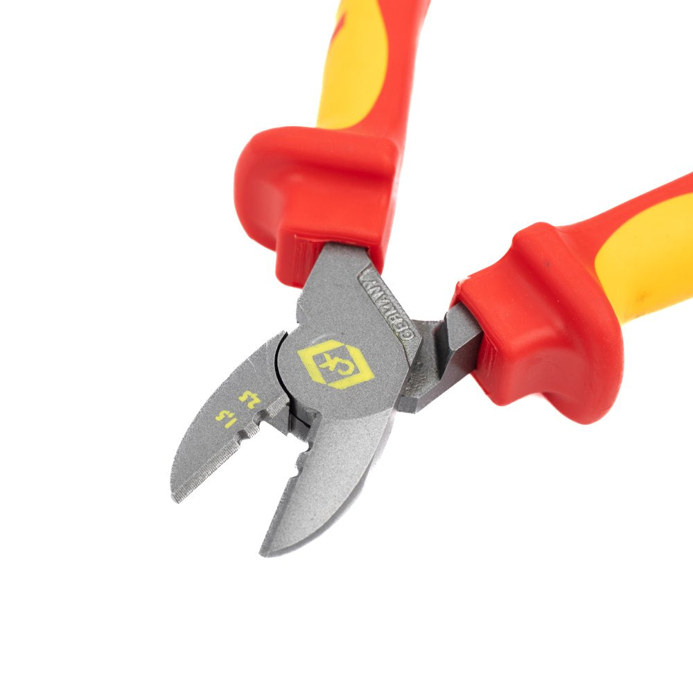 CK T39073A 160 Redline VDE Wire Stripping Side Cutters