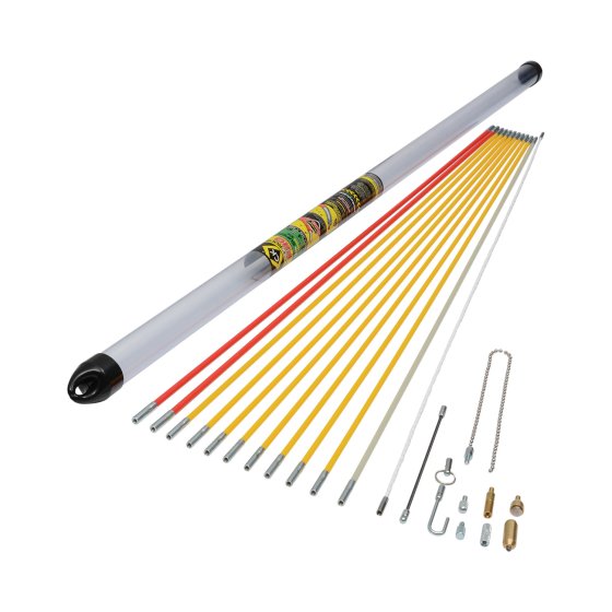CK T5422AVI3 MightyRod Pro Cable Rod Super Set 12m with 20M SpiraFlex Draw Tape