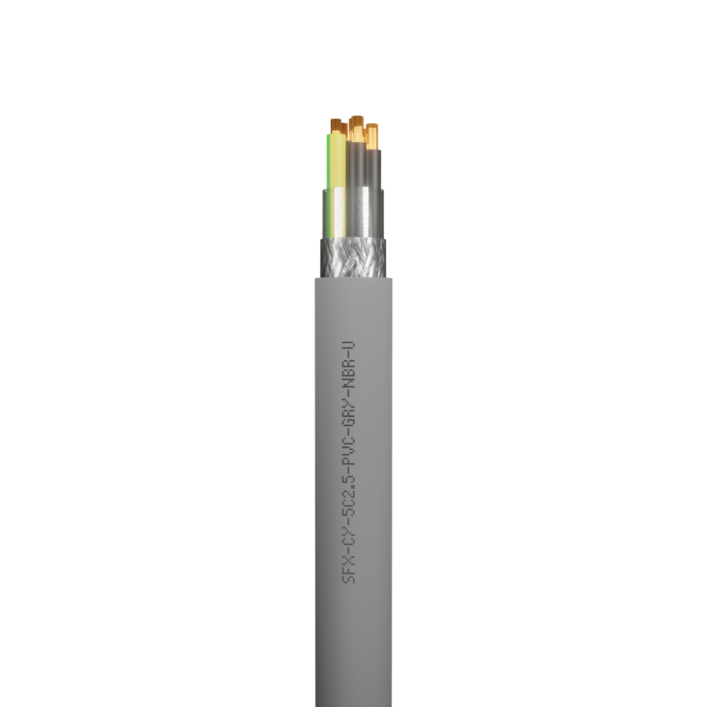 CY LSF Control Cable with Numbered Cores