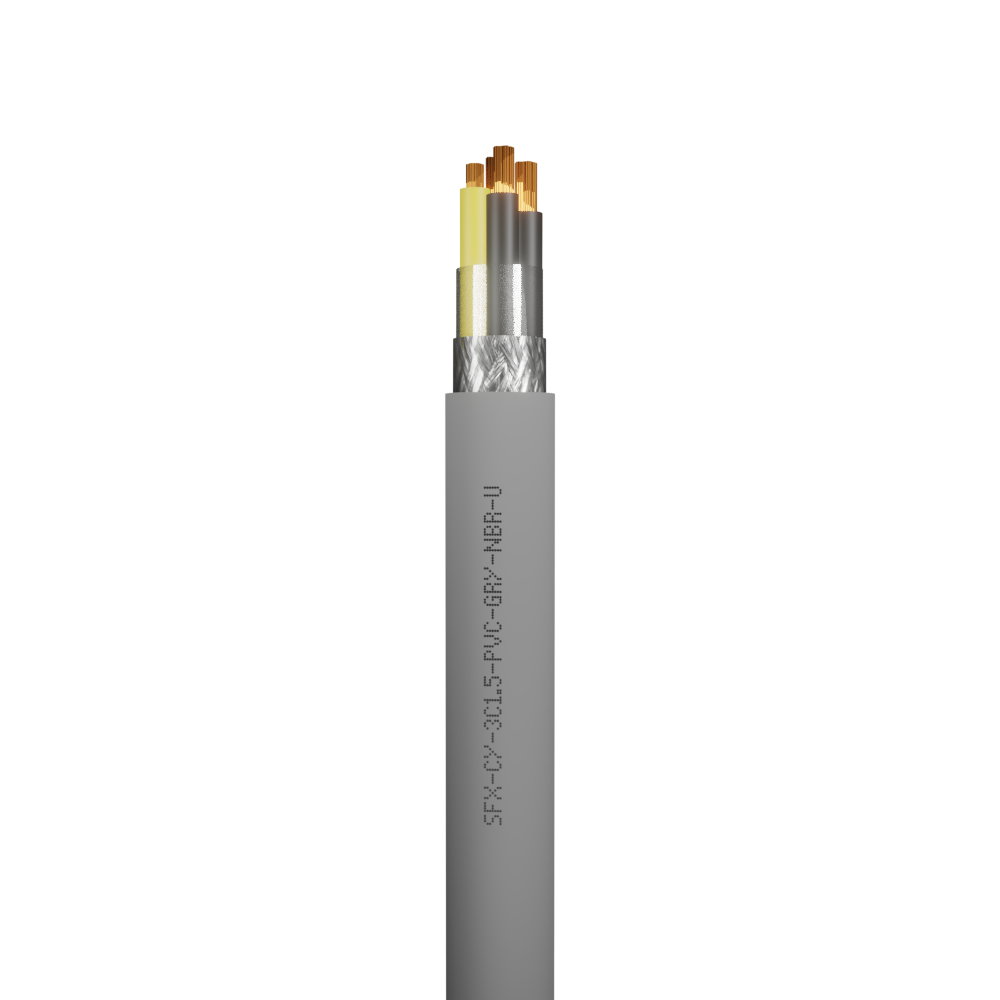 CY PVC Control Cable with Numbered Cores