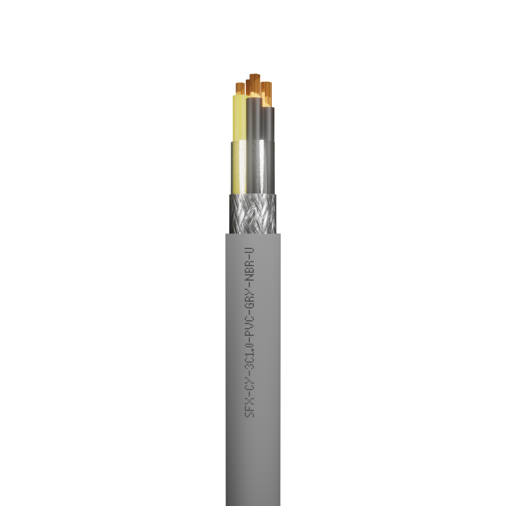 CY PVC Control Cable with Numbered Cores