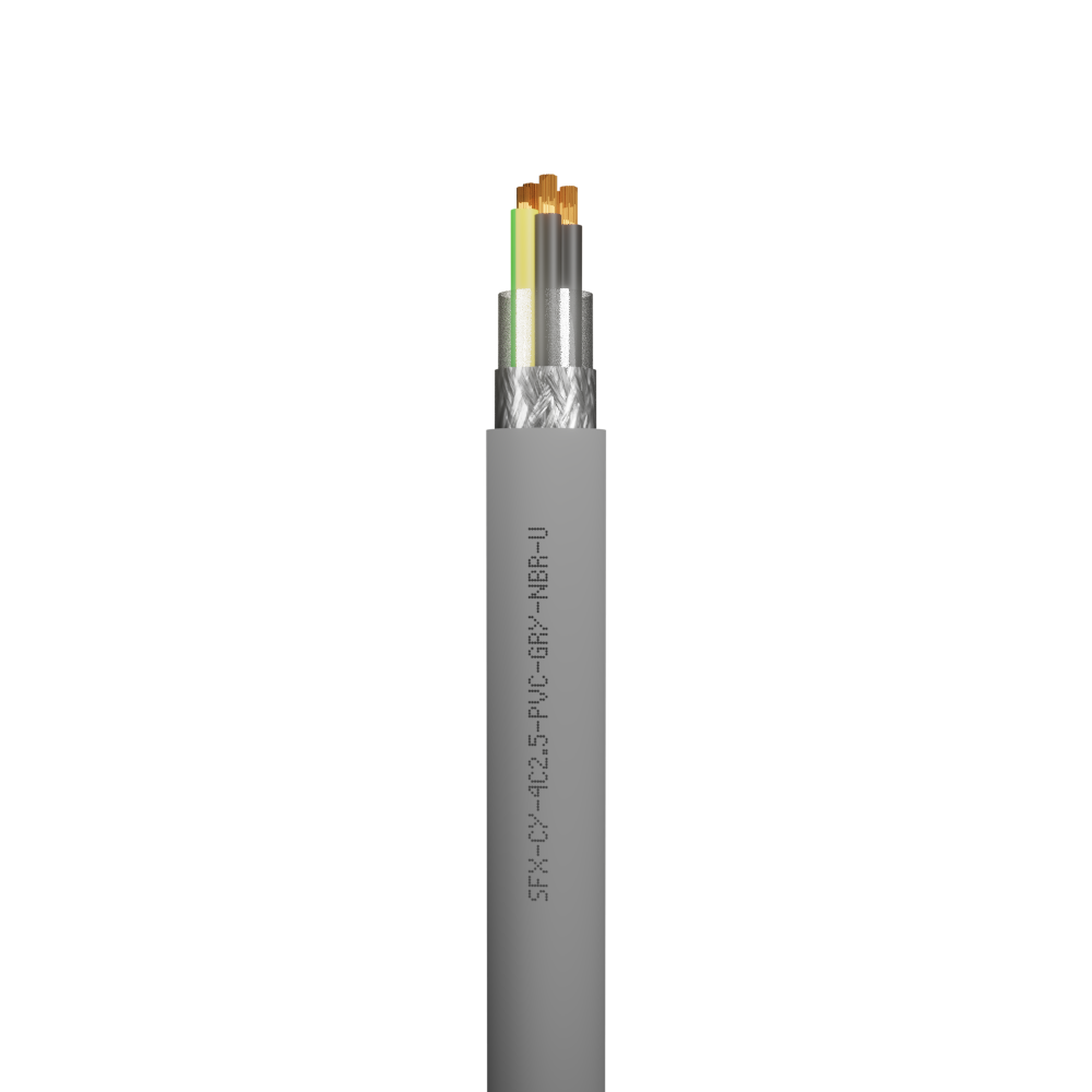 CY PVC Control Cable with Numbered Cores