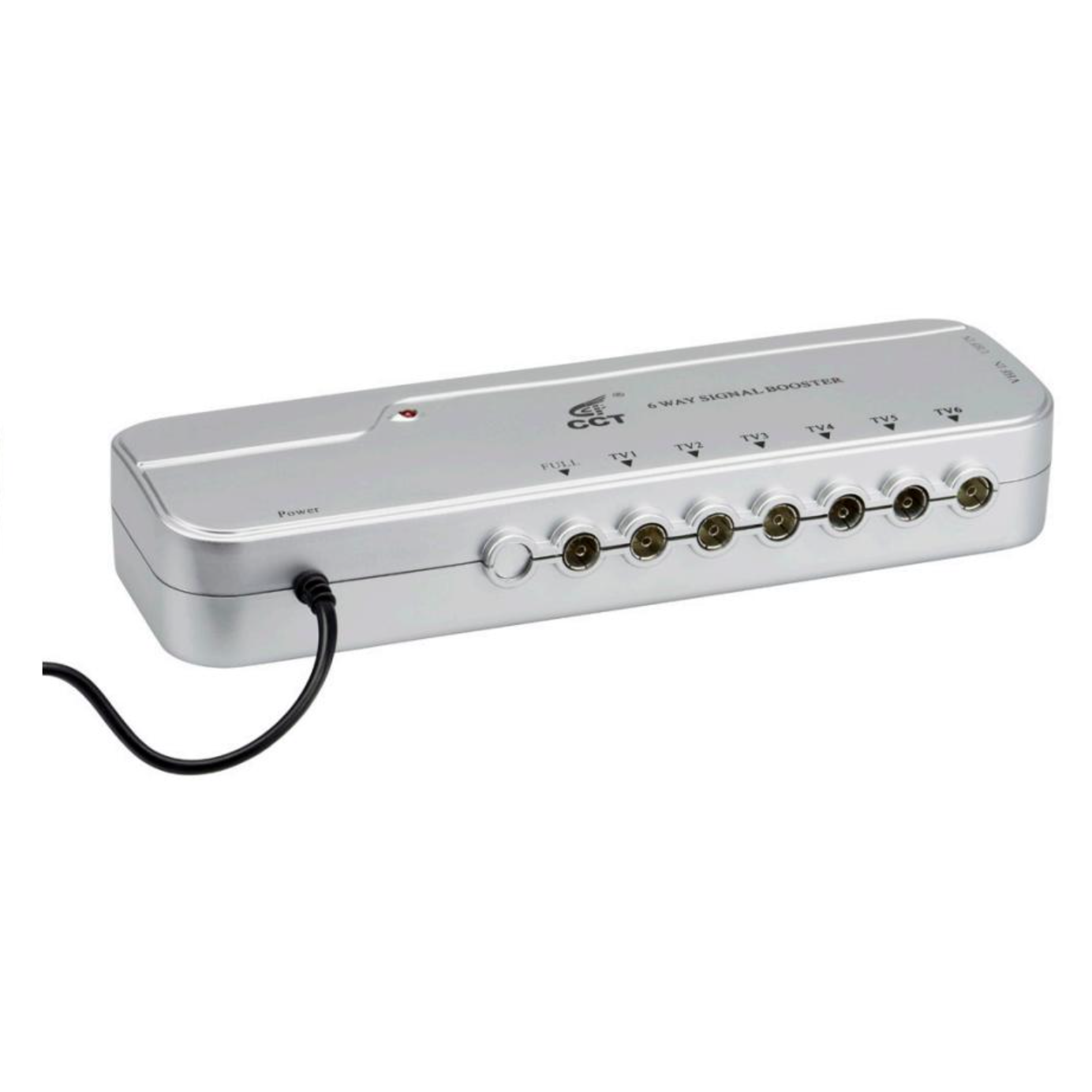 Castlec ADCD06HF 6 Way Signal Booster F Connectors