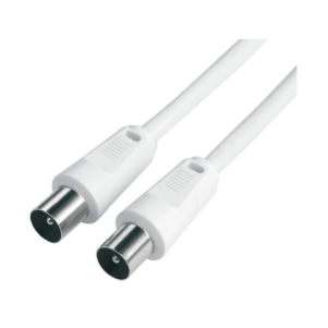 Castlec TVL10W 1m Male to Male TV Lead